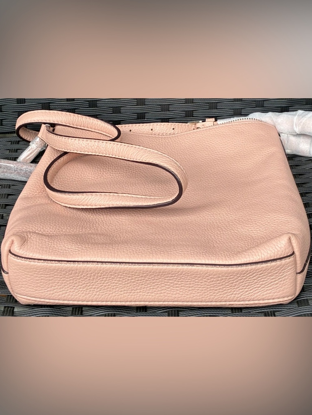 kate spade Pebbled Leather Crossbody in Dusty Rose with Gold Hardware - Picture 8 of 12